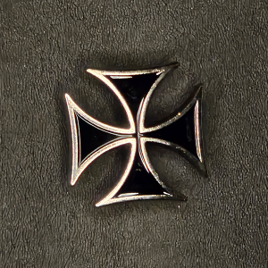 Cross Black_silver
